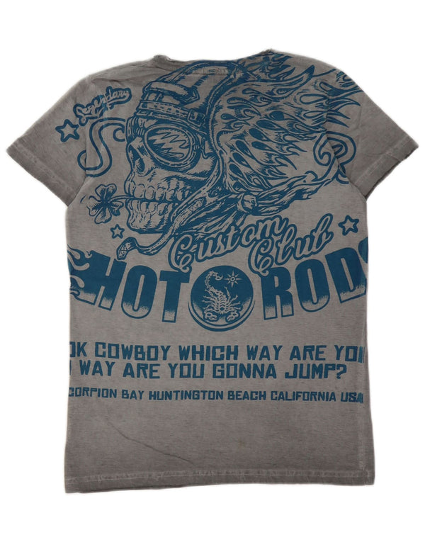 Scorpion Bay Grafik-T-Shirt für Jungen, 12–13 Jahre, XL, graue Baumwolle