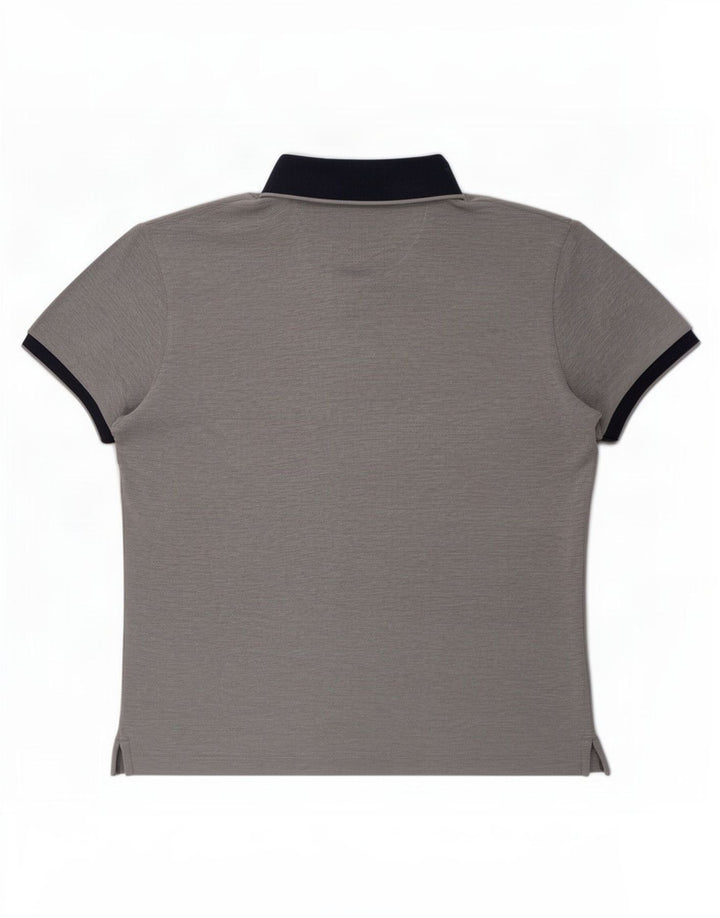Gant Herren-Poloshirt, große graue Baumwolle