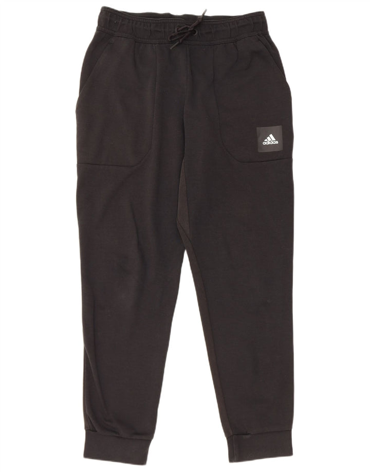 Adidas Herren-Trainingshose, Jogginghose, mittelschwarz, Baumwolle