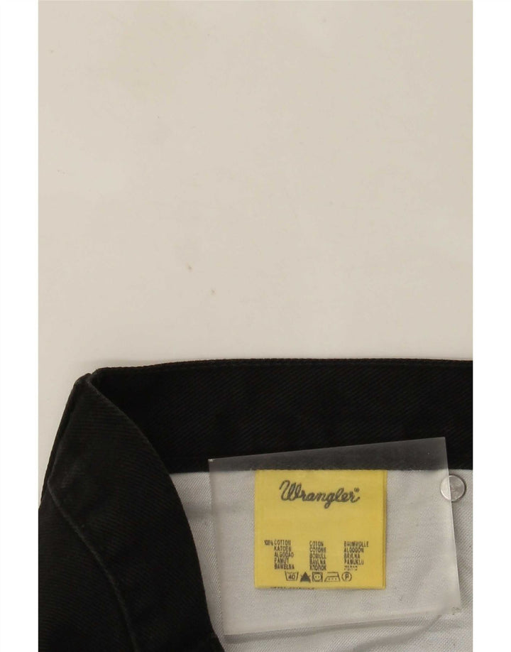 Wrangler Herren Dayton Bootcut Jeans W33 L31 Schwarze Baumwolle