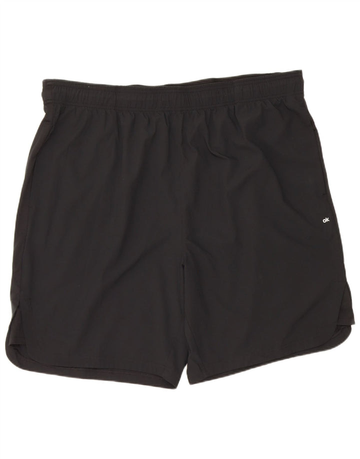 REEBOK Mens Sport Shorts 3XL  Black Polyester