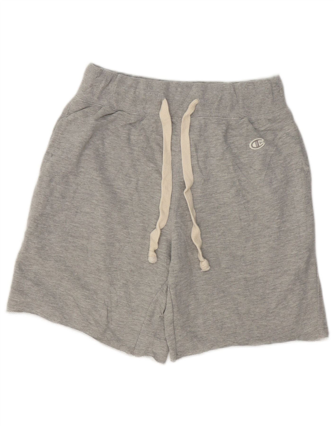 CHAMPION Herren-Sportshorts aus mittelgrau gesprenkelter Baumwolle