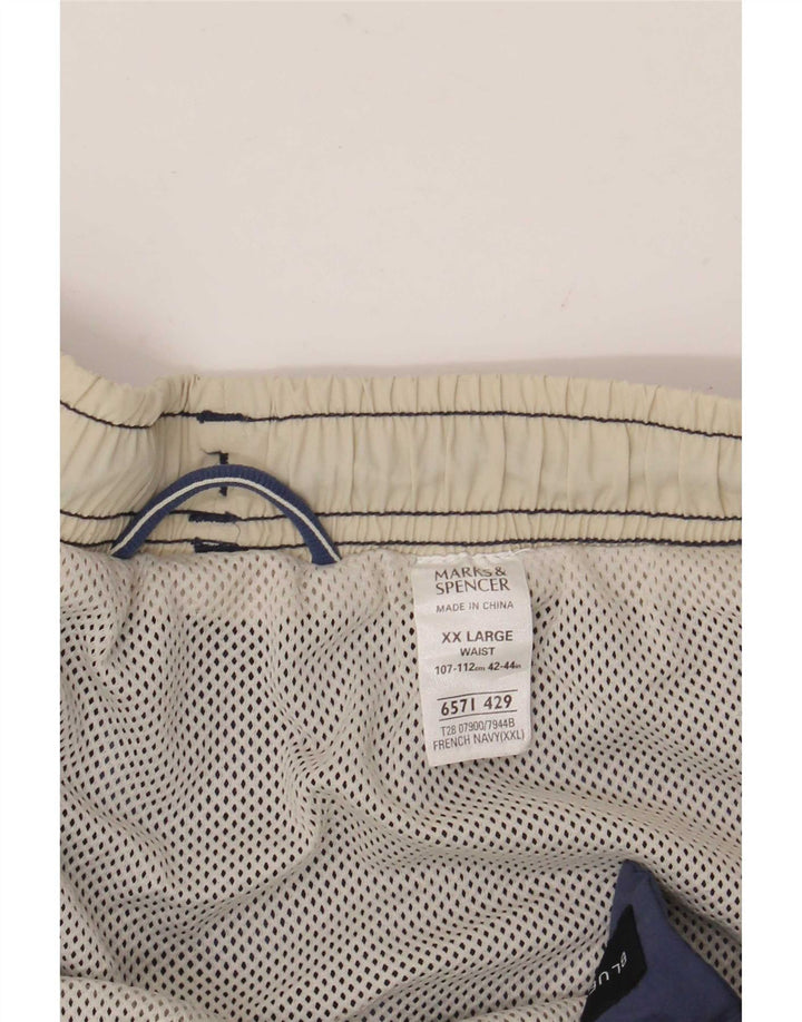Marks & Spencer Herren Badeshorts 2XL Marineblau Polyamid