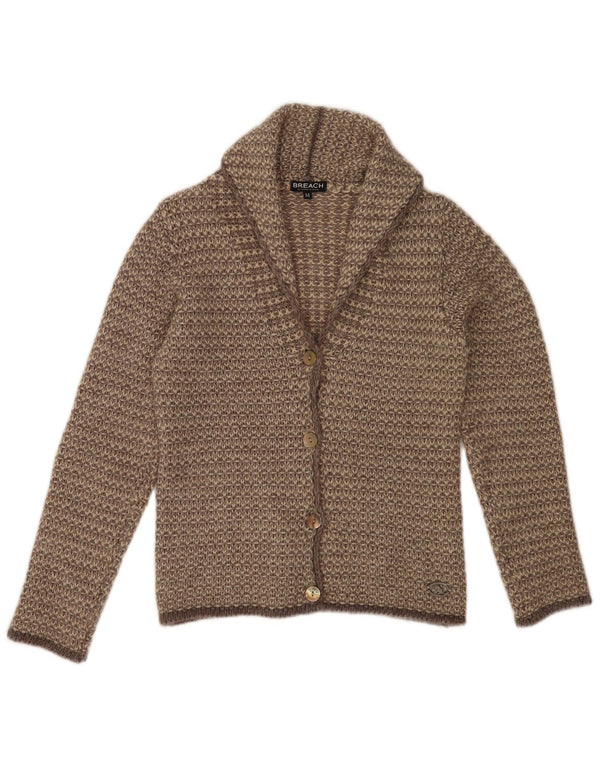 Breach Damen-Cardigan-Pullover UK 14 Medium Beige Acryl