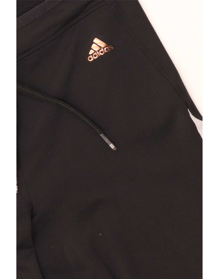 Adidas Damen Climalite Trainingshose UK 10 Small Schwarz