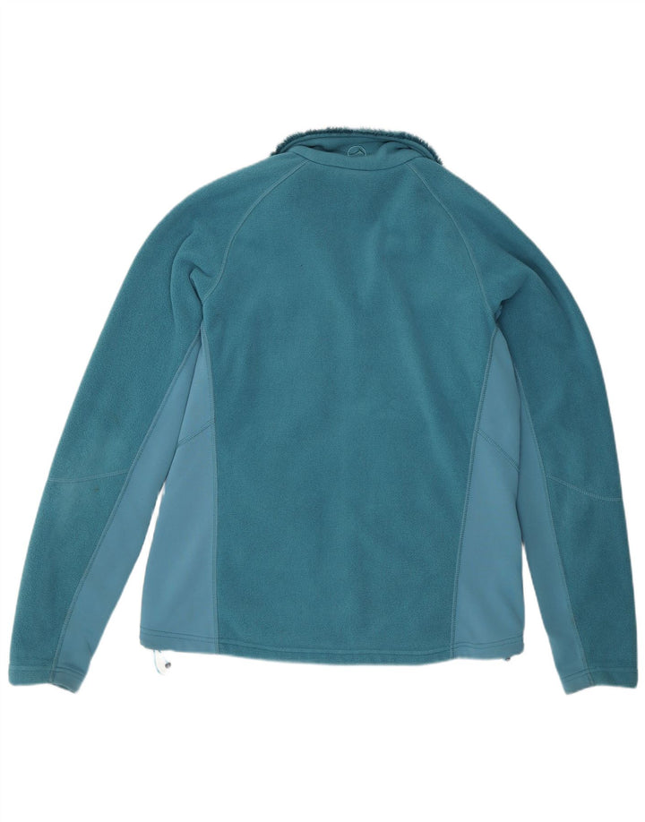 Montane Damen Fleecejacke UK 16 Large Blau Colourblock Polyester