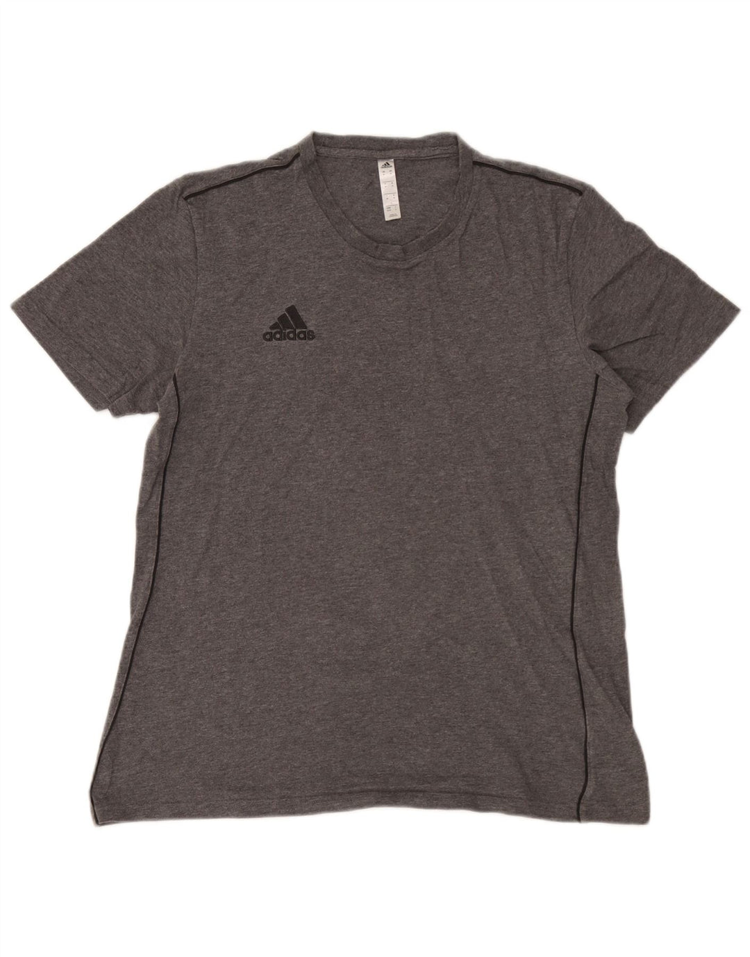Adidas Herren T-Shirt Top mittelgraue Baumwolle