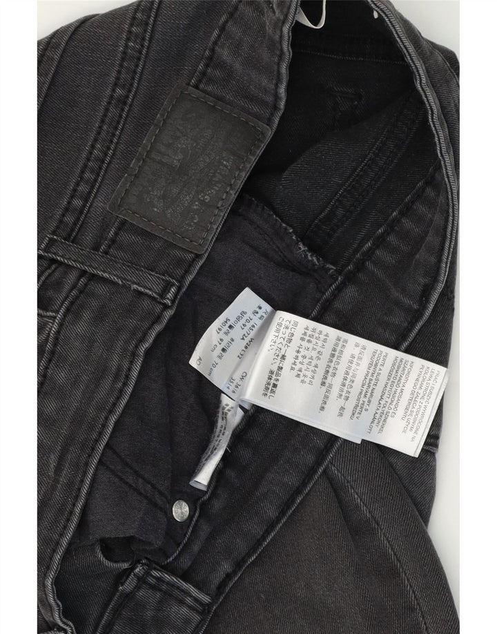 LEVI'S Womens 512 Slim Tapered Jeans W28 L32 Black Cotton Vintage Levi's and Second-Hand Levi's from Messina Hembry 
