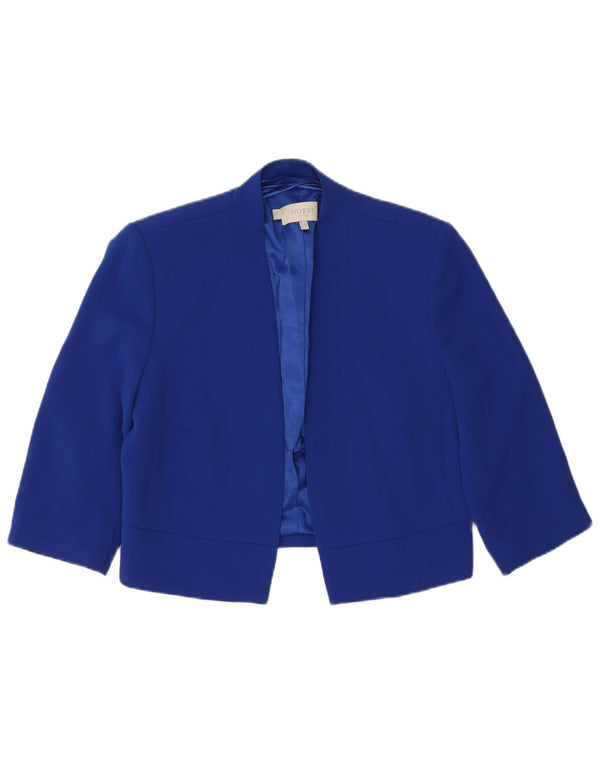 Hobbs Damen-Bolerojacke mit 3/4-Ärmeln, UK 12, Mittelblau, Polyester