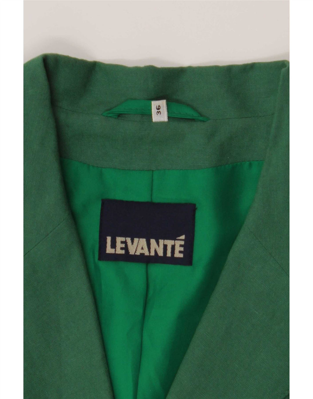 Levante Damen-Blazerjacke mit 4 Knöpfen, EU 36, klein, grün, Polyester