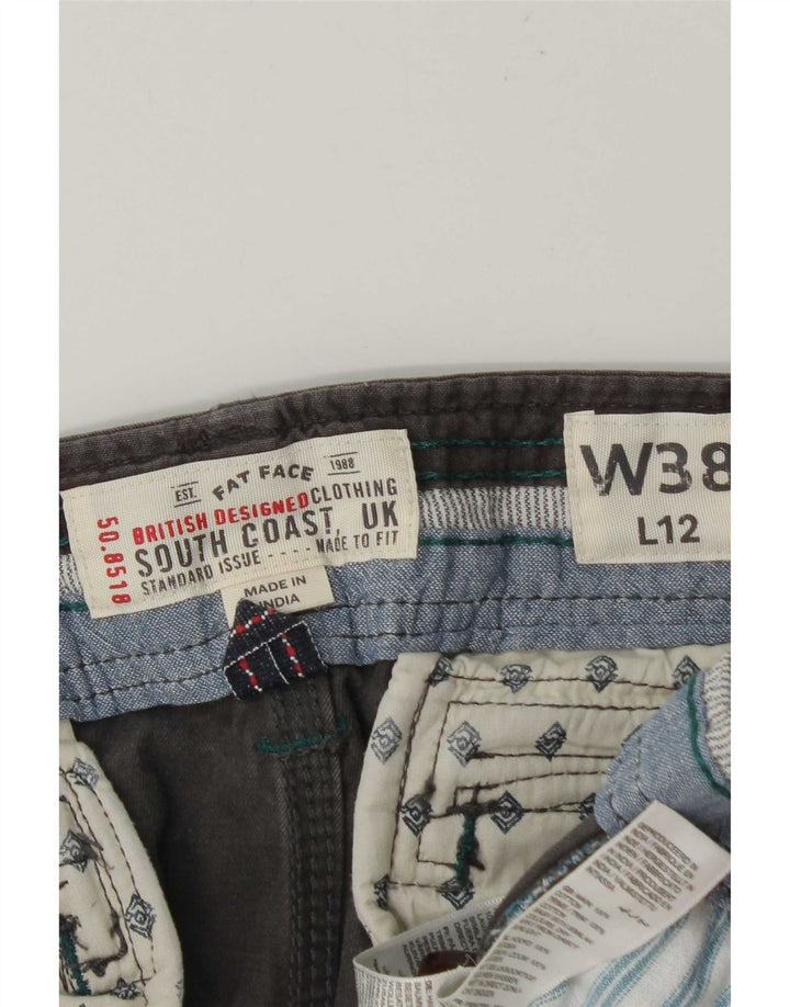 Fat Face Herren Cargoshorts W38 XL Grau Baumwolle