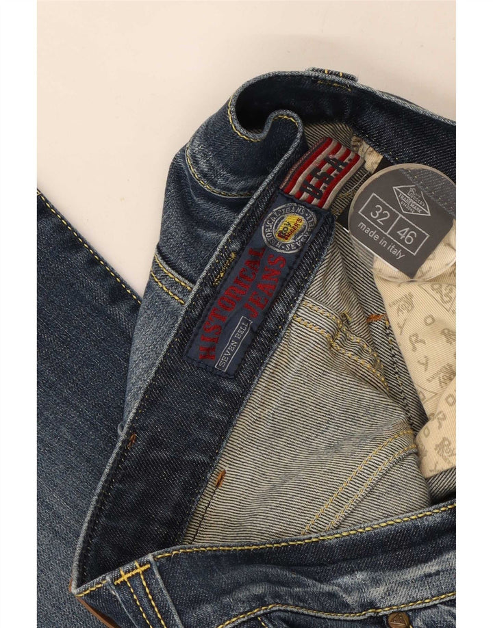 Roy Rogers Herren Straight Jeans W32 L28 Blaue Baumwolle