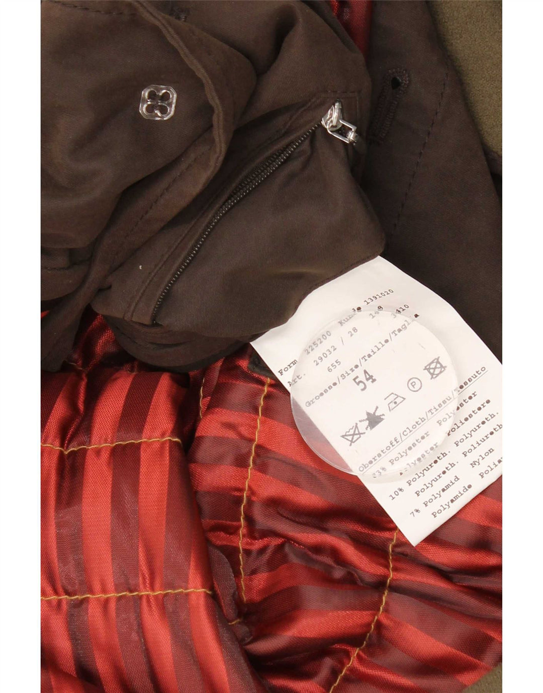 Bugatti Herrenmantel EU 54 2XL Braunes Polyester