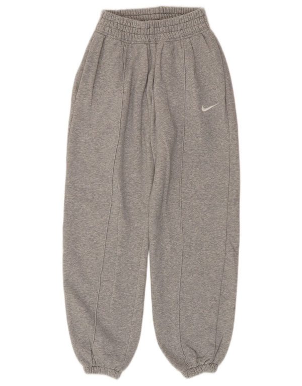 NIKE Damen-Trainingshose, Jogginghose, Größe 6, XS, graue Baumwolle
