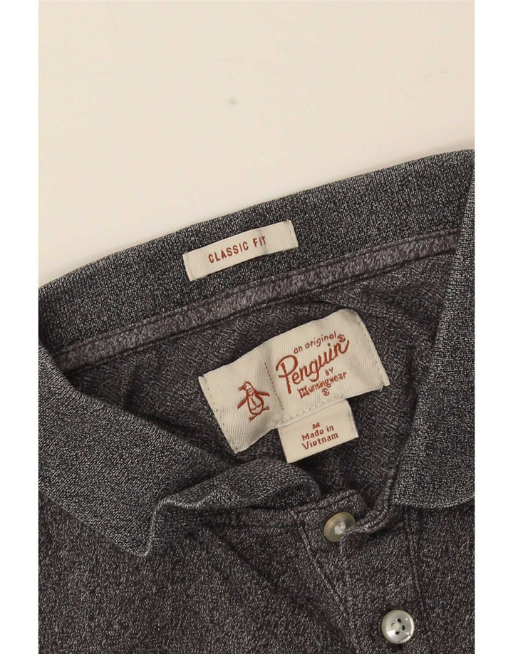 Penguin Herren-Poloshirt mit klassischer Passform, Mittelgrau