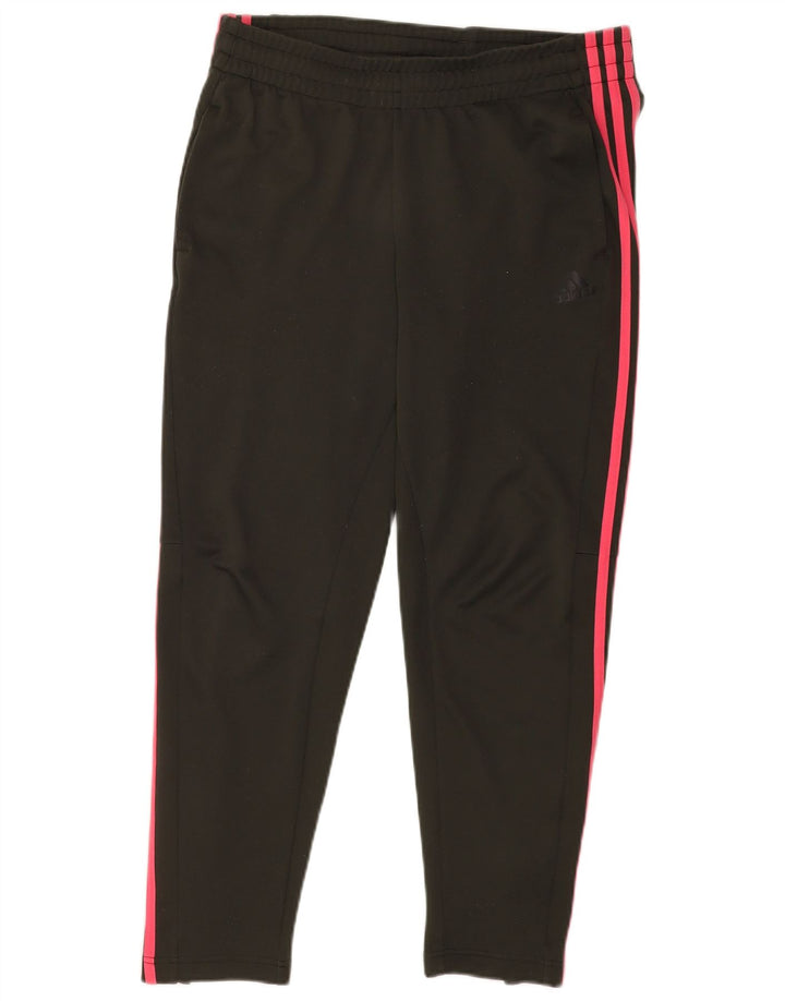Adidas Damen Trainingshose UK 16/18 Large Schwarz Polyester