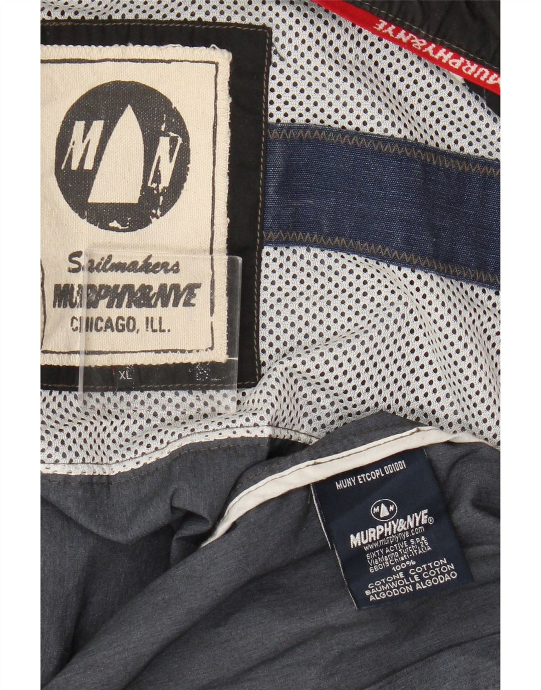 Murphy & Nye Damen Bomberjacke mit Grafik, UK 18 XL, schwarze Baumwolle