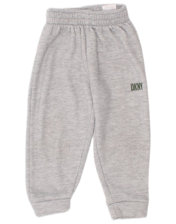 Dkny Baby Boys Joggers Tracksuit Trousers 18-24 Months Grey Flecked