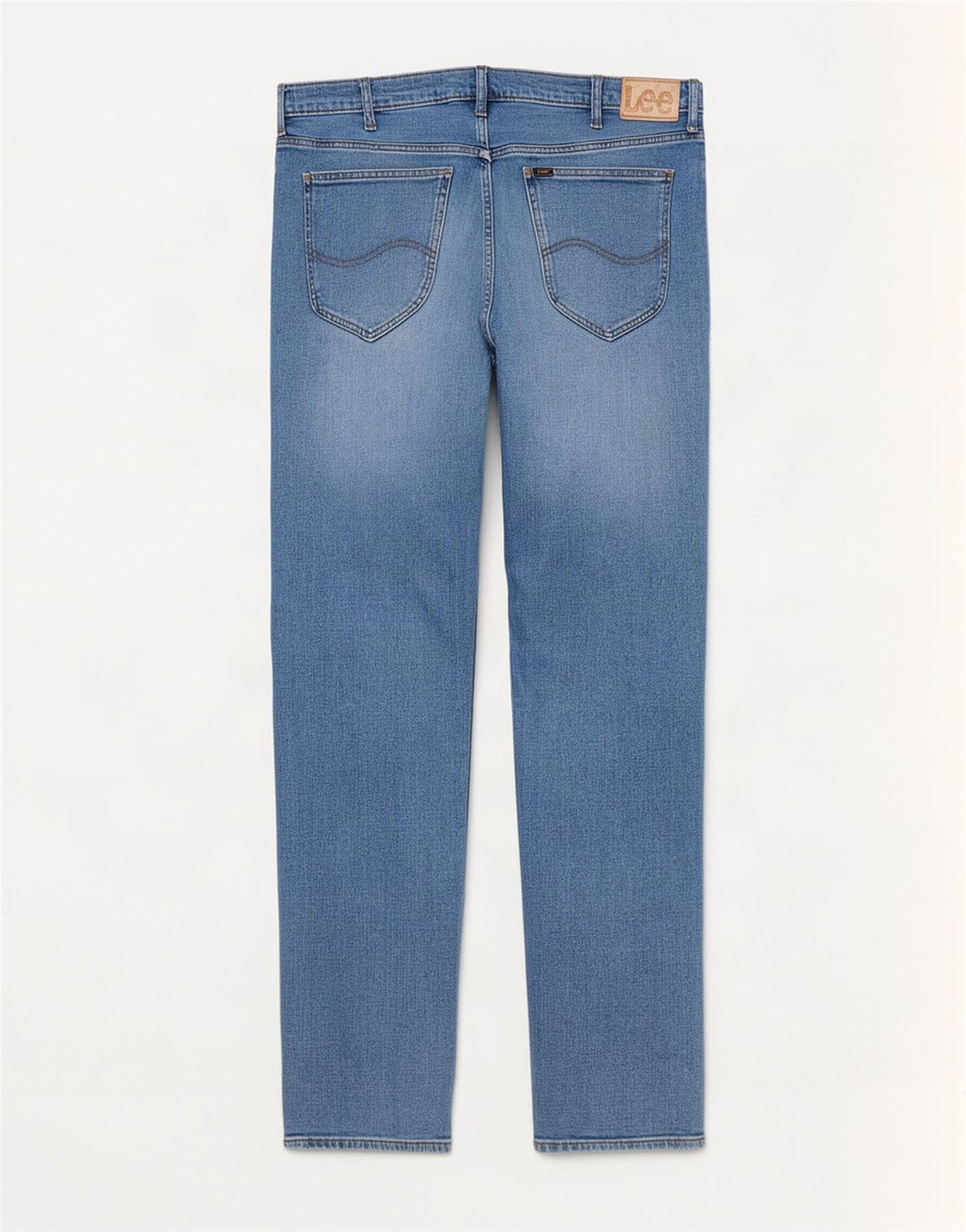 Lee Herren Daren Zip Fly Distressed Slim Jeans W36 L34 Blaue Baumwolle