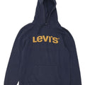 Levi's Herren-Kapuzenpullover mit Grafik, groß, marineblau, Baumwolle