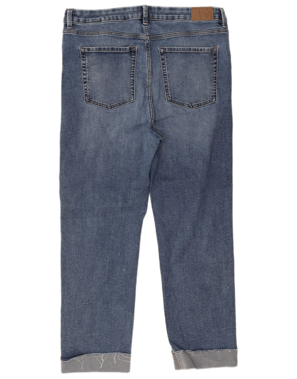 Marks & Spencer Damen Harper Straight Jeans UK 16 Large W32 L25 Blau