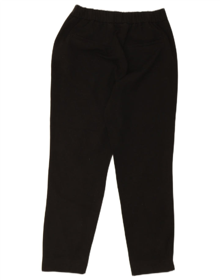 Schmale, verkürzte Hose für Damen von Zara, Größe S, W26, L24, Schwarz