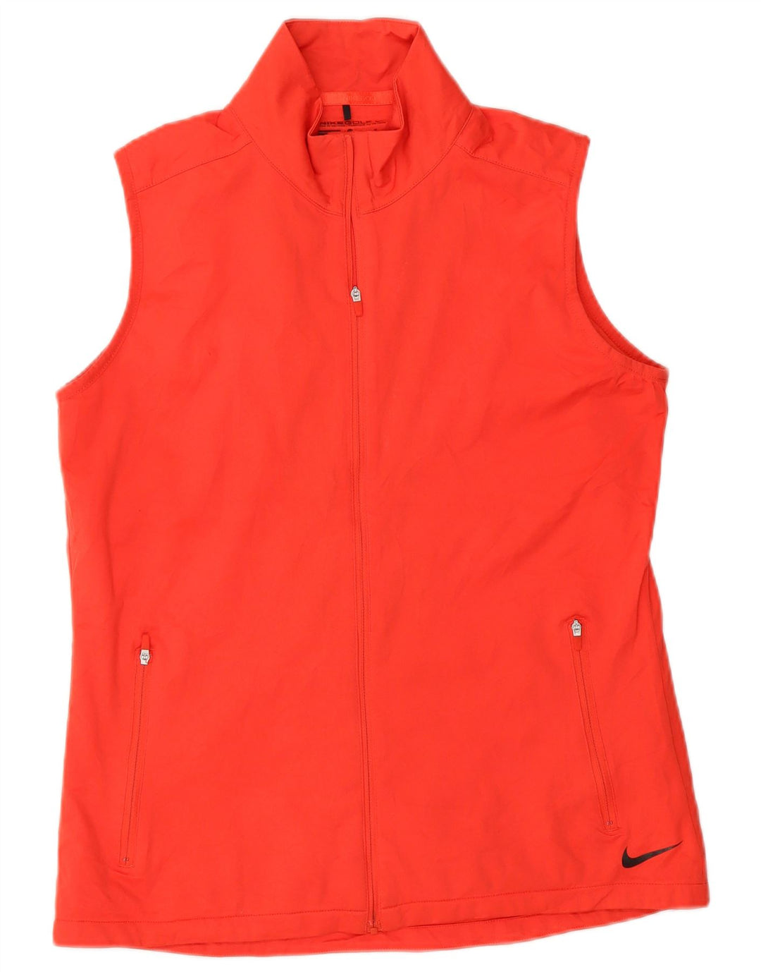 Nike Damen-Trainingsanzug, ärmellos, Jacke, UK 14, mittelrot, Polyester