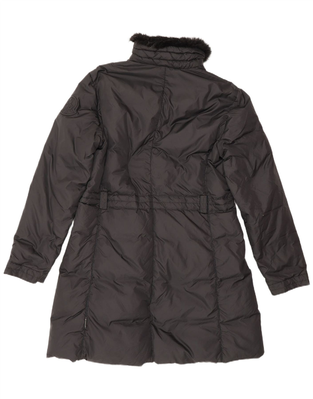 MONCLER Gepolsterter Damenmantel, Größe 5 2XL, Schwarz, Polyester, Winter