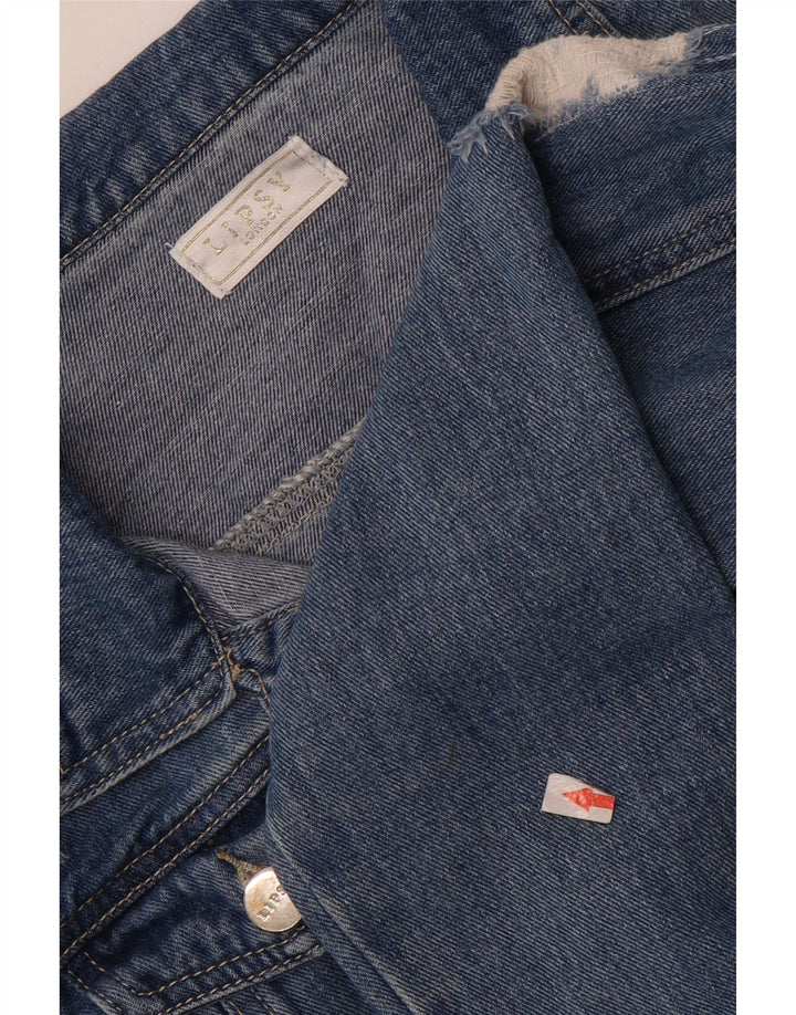 Lipsy Jeansjacke für Mädchen, 13–14 Jahre, blaue Baumwolle