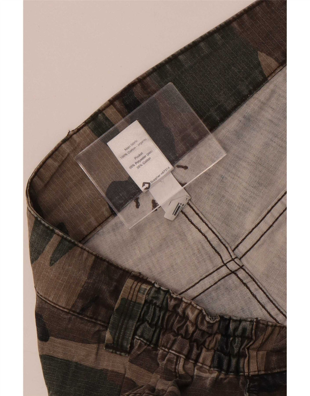 Solognac Herren Cargoshorts Medium W34 Mehrfarbige Camouflage-Baumwolle