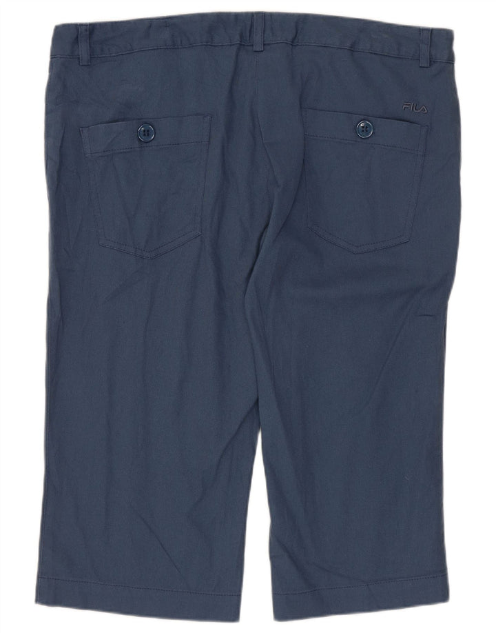 Fila Damen Caprihose UK 16 Large W36 L17 Marineblau Polyamid