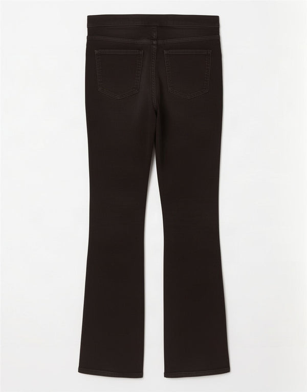 Marks & Spencer Damen Bootcut Freizeithose UK 14 Large W32 L31 Schwarz