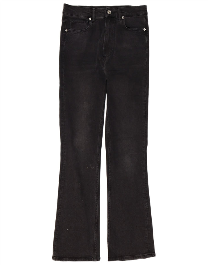 ALL SAINTS Bootcut-Jeans für Damen, W26, L30, schwarze Baumwolle