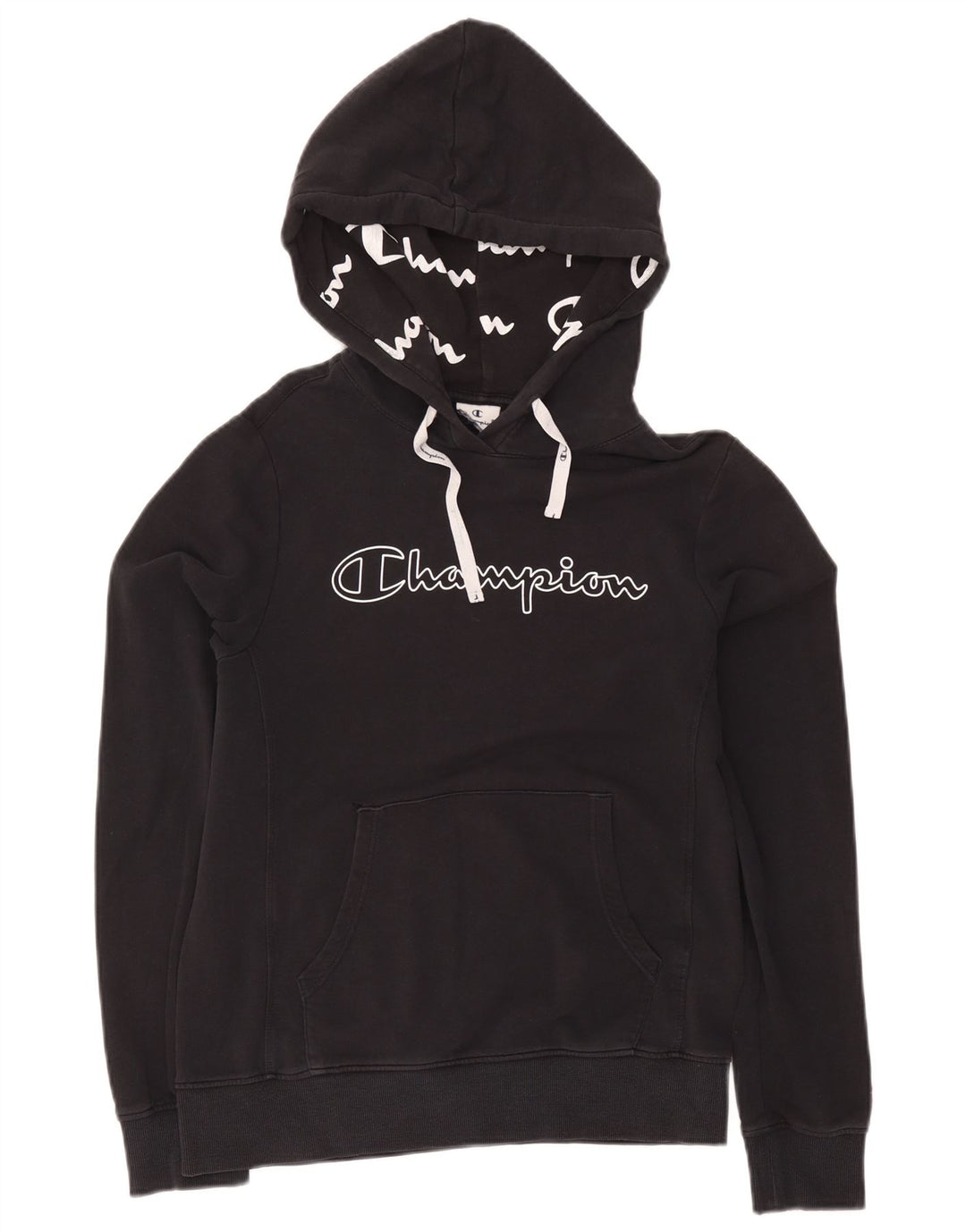 Champion Herren-Kapuzenpullover mit Grafik, Größe S, Schwarz
