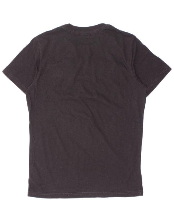 Diesel T-Shirt mit Grafik für Jungen, 9–10 Jahre, schwarze Baumwolle