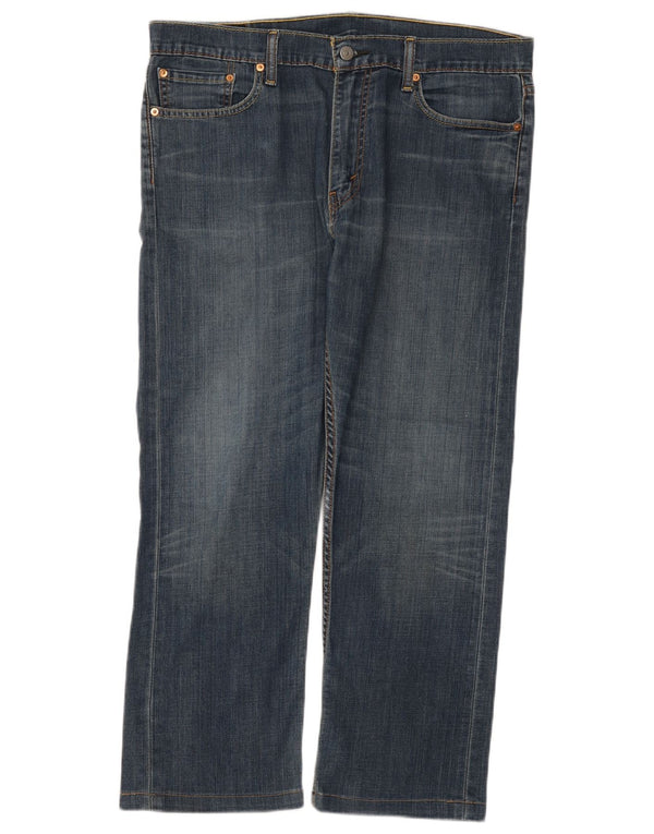 Levi's Herren 504 Straight Jeans W36 L27 Blaue Baumwolle