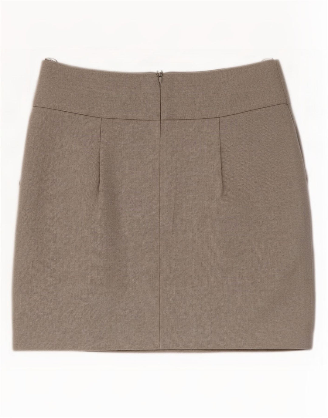 Topshop Damen Minirock UK 12 Medium W28 Grau Polyester