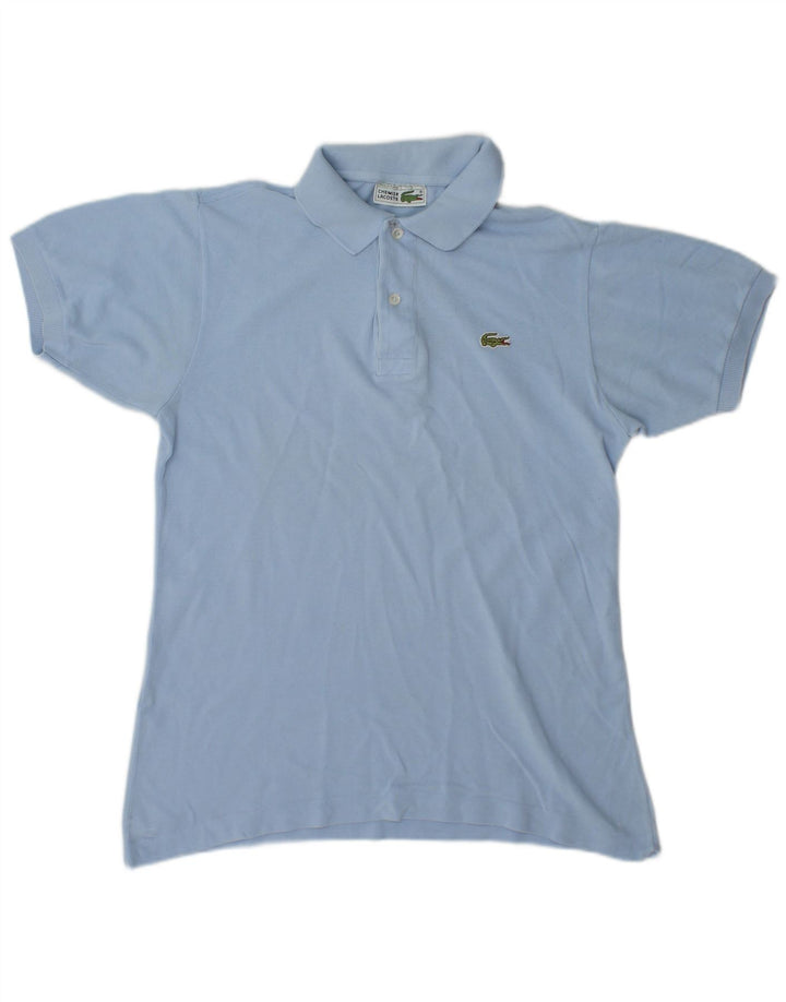 Lacoste Herren-Poloshirt, Größe 3, klein, blaue Baumwolle