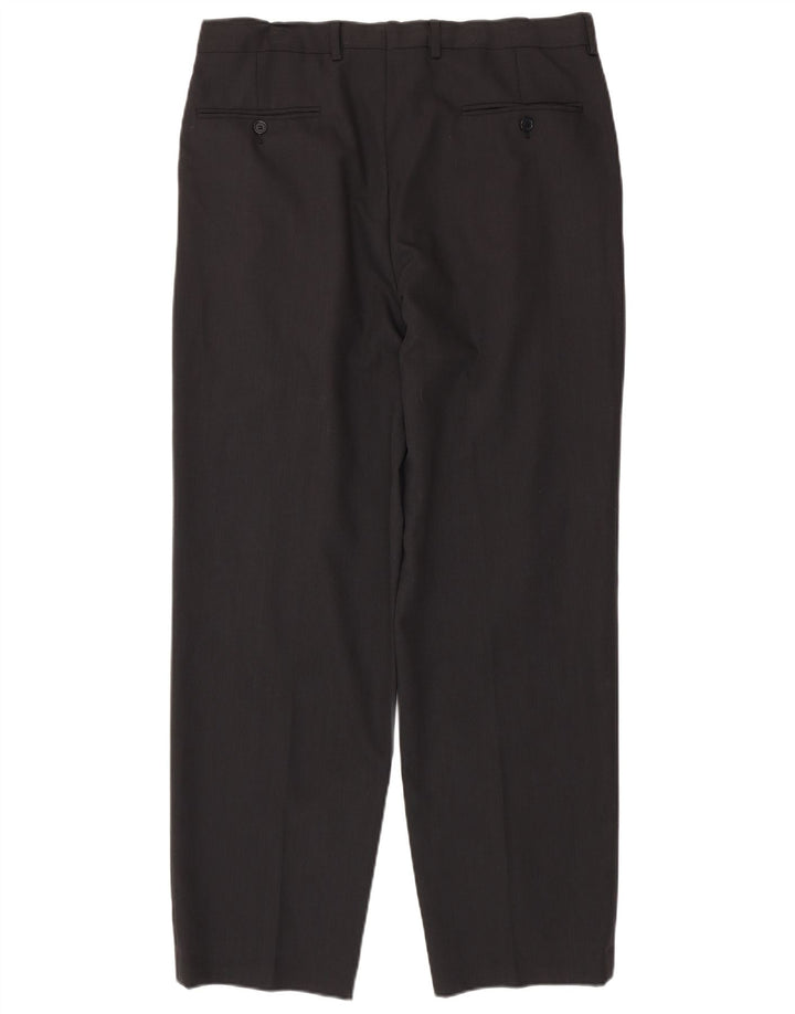 Ferre Herren-Anzughose mit Pegged-Anzug, W34, L31, Schwarz