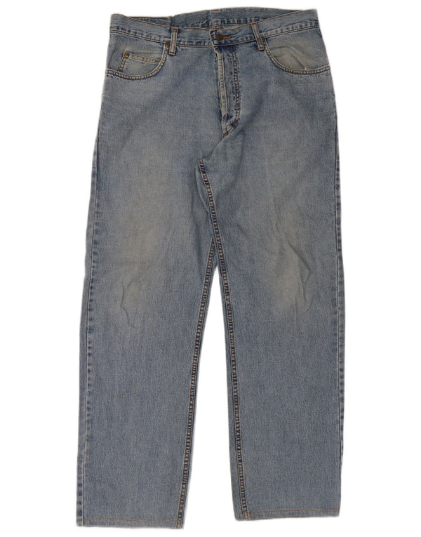 Lee Herren Straight Jeans W34 L30 Blau