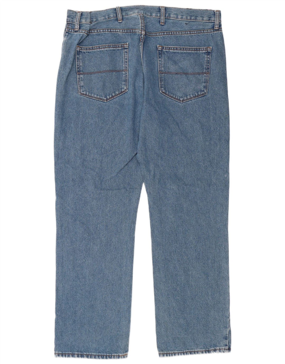 Marks & Spencer Herren Straight Jeans W36 L29 Blaue Baumwolle