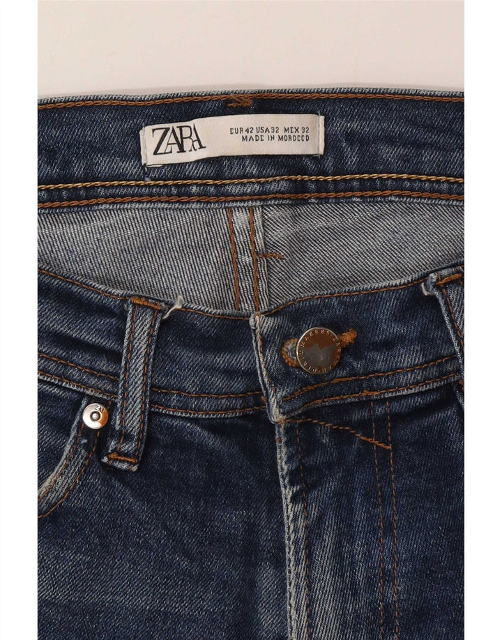 Zara Herren Slim Jeans EU 42 Large W32 L30 Blau