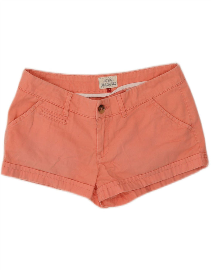 SOULCAL&CO Damen Chino-Shorts US 8 Medium W30 Rosa Baumwolle