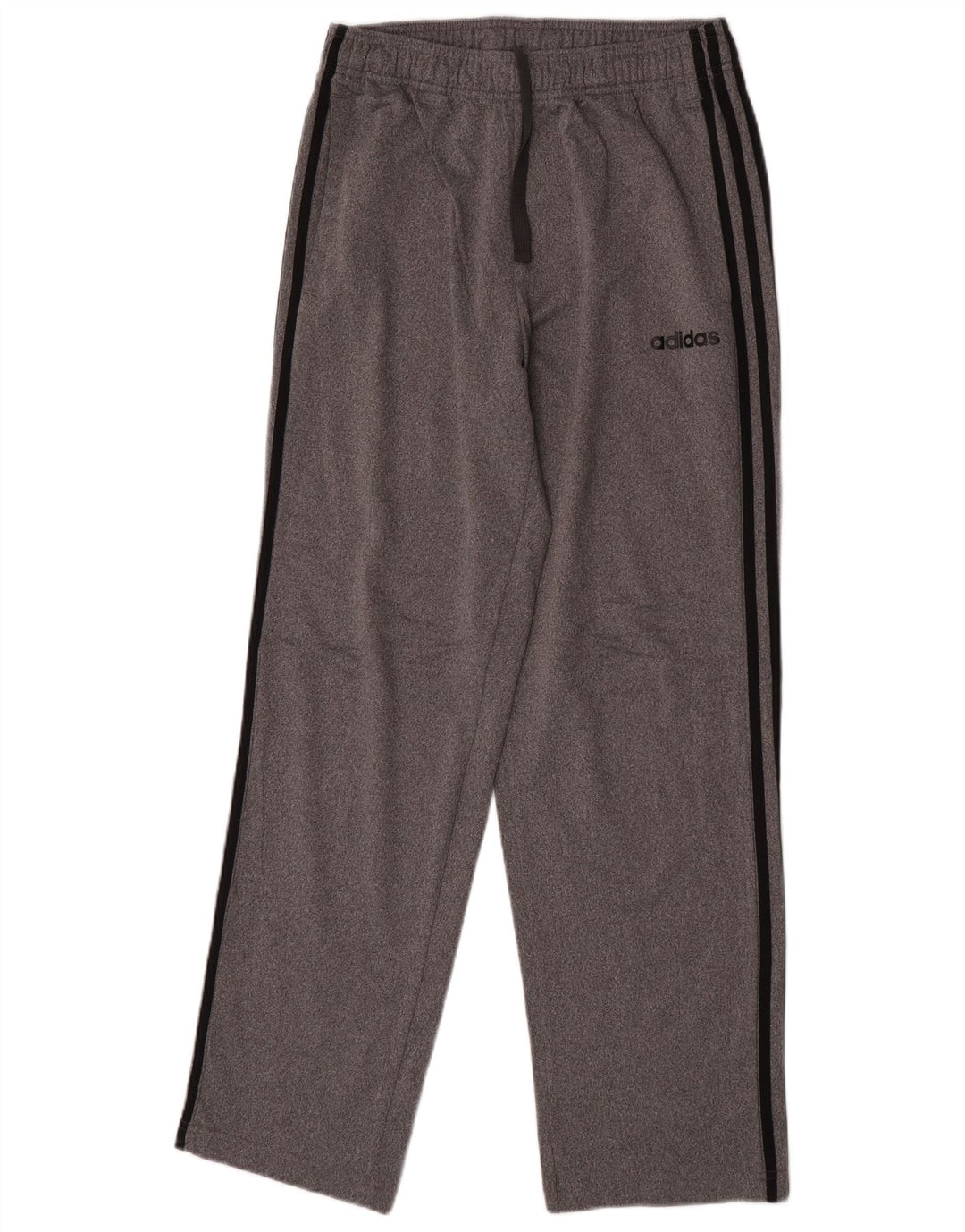 Adidas Herren-Trainingshose aus mittelgrauem Polyester