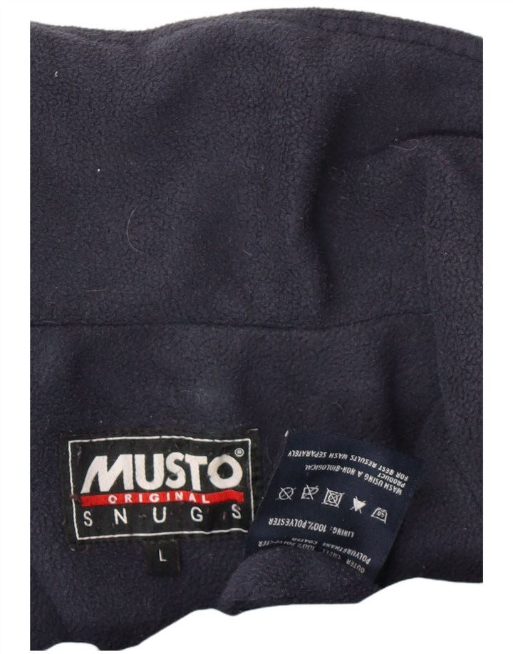 Musto Herren-Windbreaker-Jacke, UK 40, Größe L, blau, Polyester