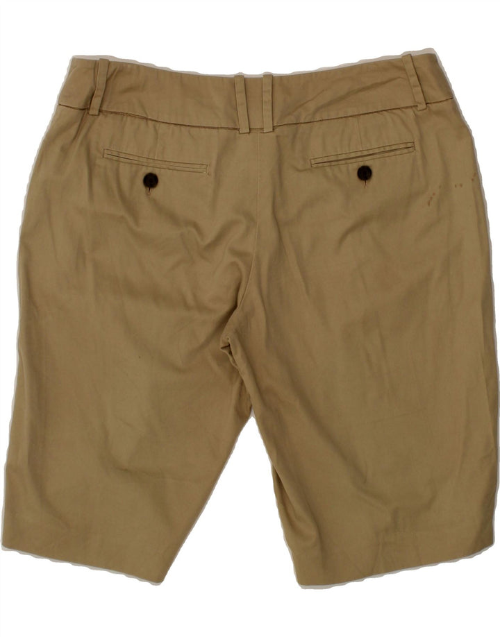 MOSSIMO Womens Stretch Casual Shorts US 10 Large W27 Brown Cotton Vintage Mossimo and Second-Hand Mossimo from Messina Hembry 