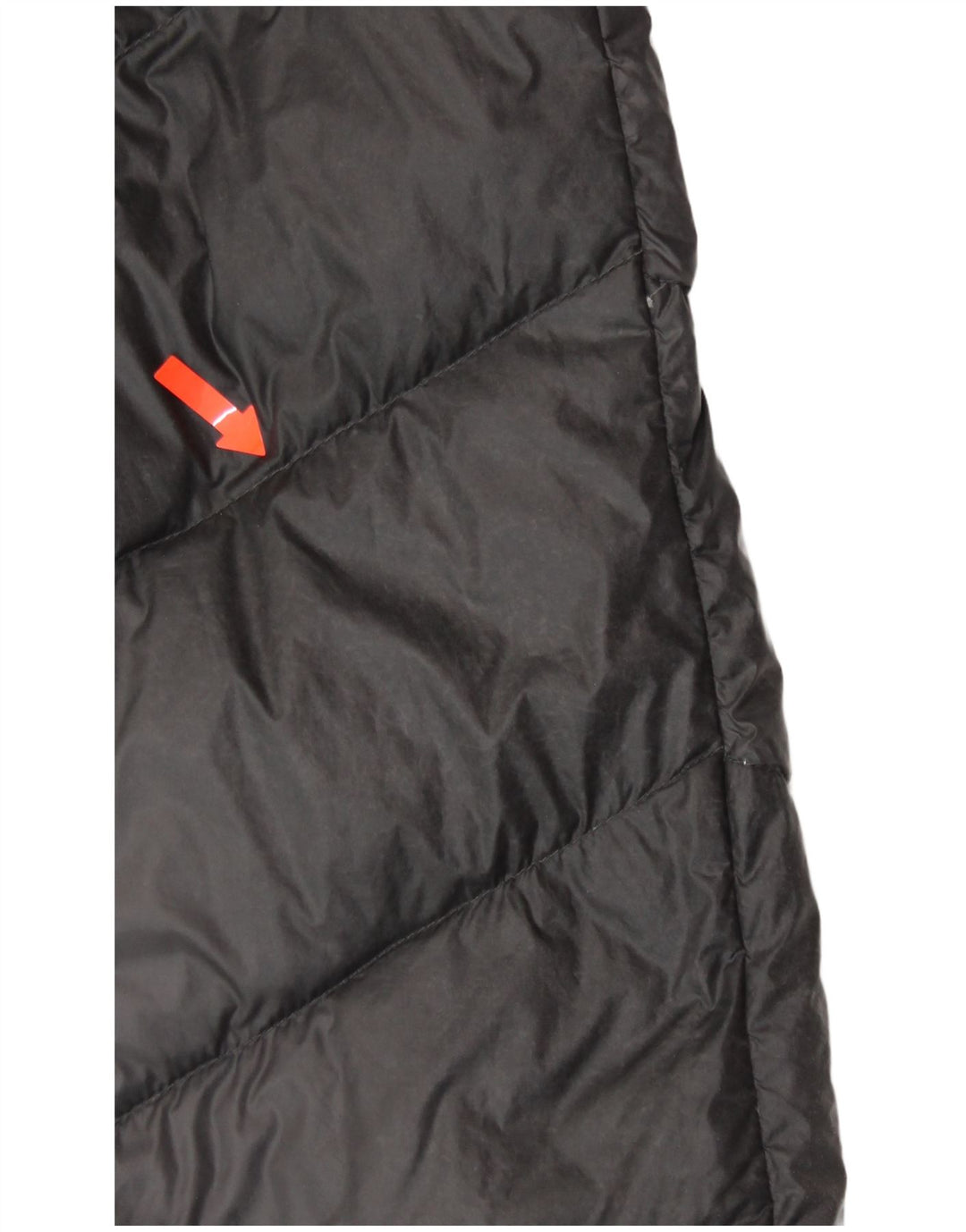 MICHAEL KORS Wattierter Damenmantel mit Kapuze, UK 18 XL, graues Nylon