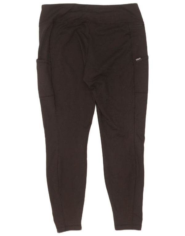 Patagonia Damen Leggings UK 18 XL Schwarz Polyester