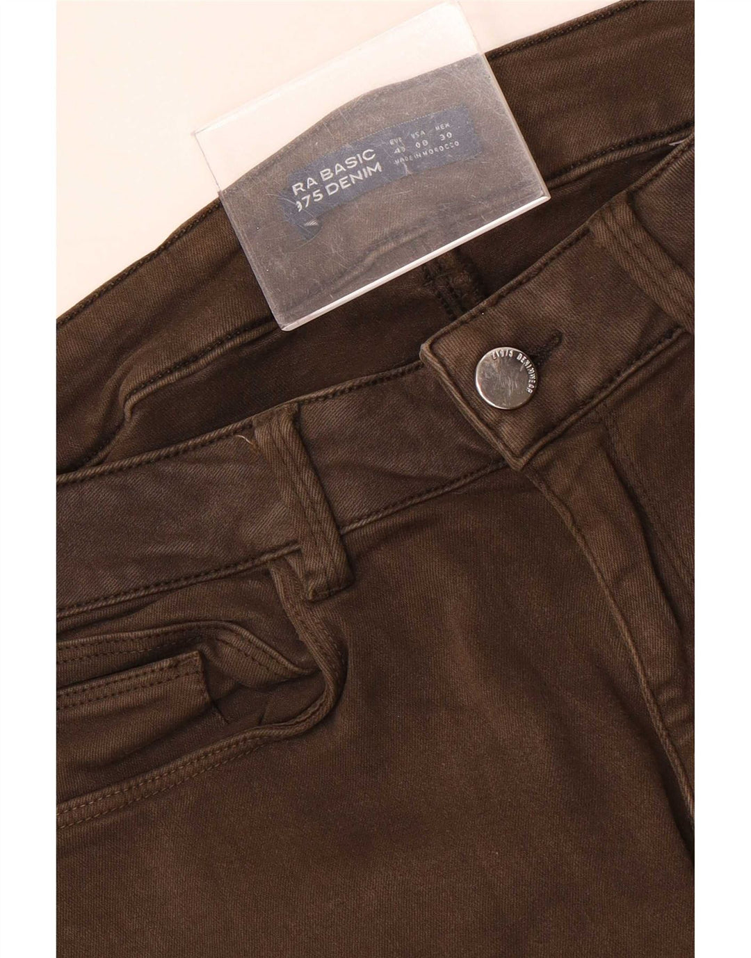 Zara Damen Skinny Jeans EU 40 Medium W30 L27 Braun
