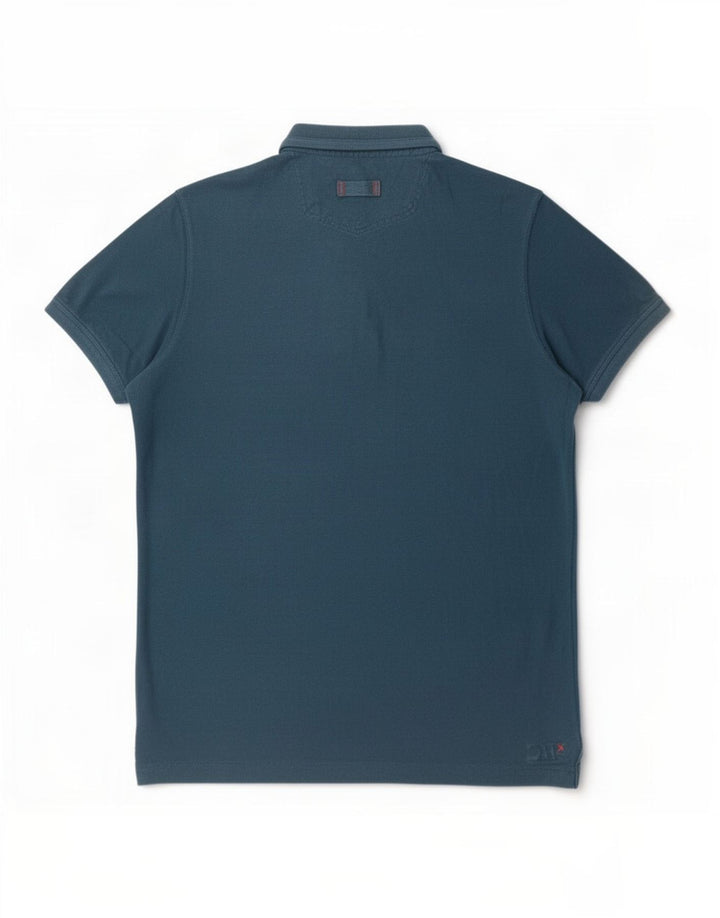 Fat Face Herren Poloshirt 2XL Blau Baumwolle